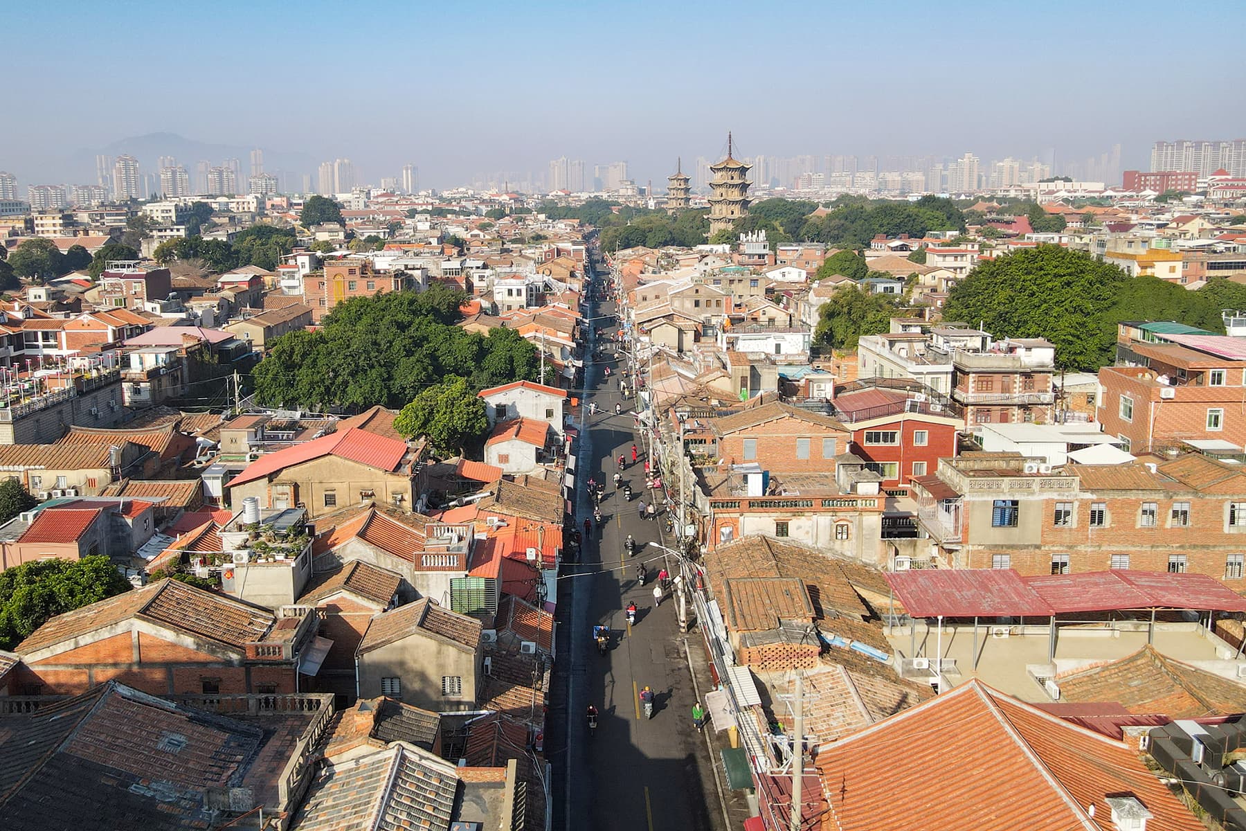 West Street crossing Quanzhou old city